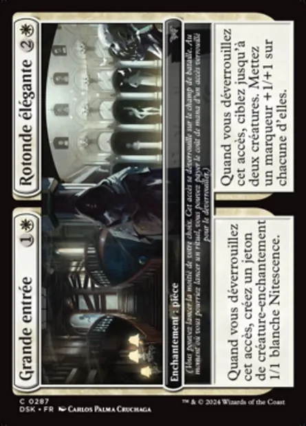 Grande entrée // Rotonde élégante, carte Magic DSK 287 — extension Duskmourn: House of Horror