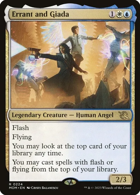 Errant and Giada, Magic card MOM 224 — March of the Machine set