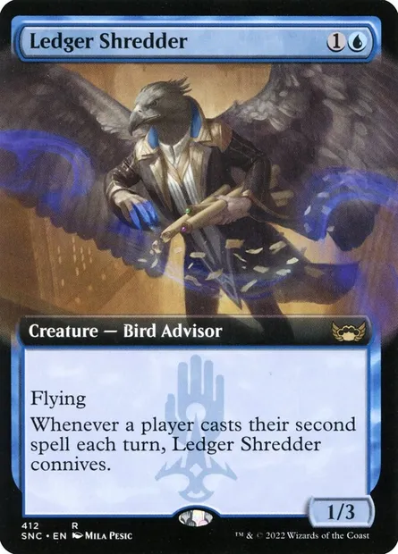 Ledger Shredder, Magic card SNC 412 — Streets of New Capenna set