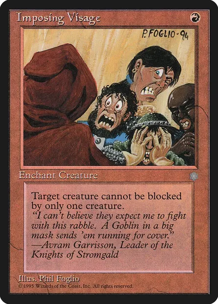 Imposing Visage, Magic card ICE 193 — Ice Age set