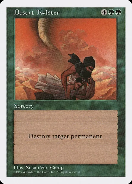 Desert Twister, Magic card 5ED 288 — Fifth Edition set