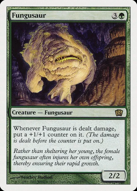 Fongosaure, carte Magic 8ED 250 — extension Huitième Edition