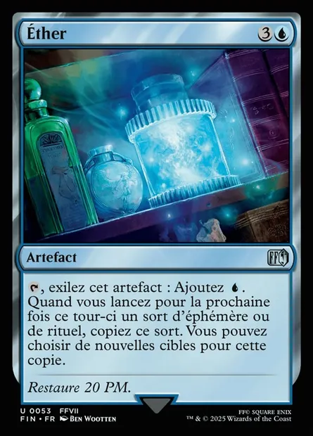 Éther, carte Magic FIN 53 — extension Final Fantasy