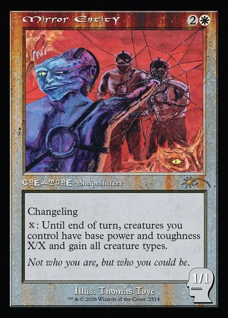 Mirror Entity, Magic card SLD 2514 — Secret Lair Drop set