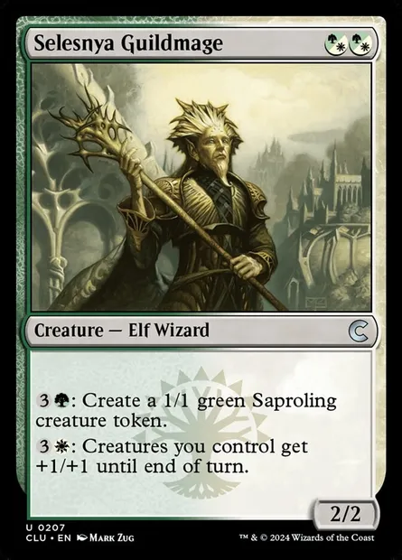 Selesnya Guildmage, Magic card CLU 207 — Ravnica: Clue Edition set