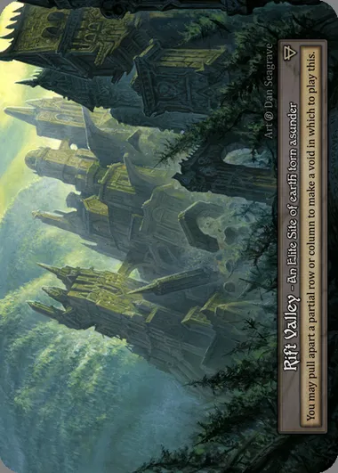 Rift Valley, carte Sorcery BET 385 — extension Beta