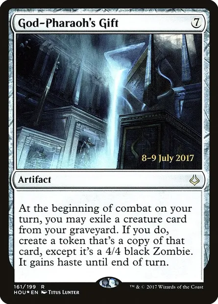 God-Pharaoh's Gift, Magic card PHOU 161s — Hour of Devastation Promos set