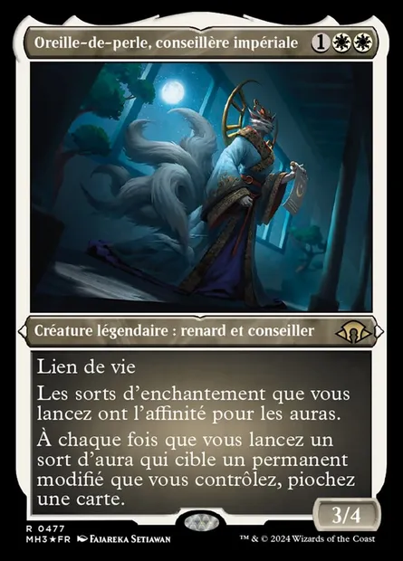 Oreille-de-perle, conseillère impériale, carte Magic MH3 477 — extension Modern Horizons 3