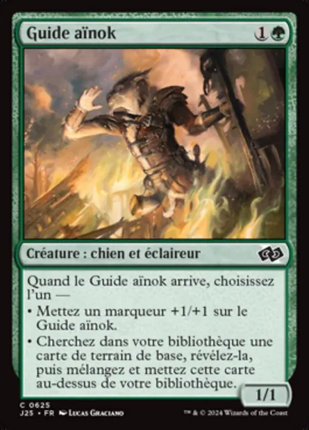 Guide aïnok, carte Magic J25 625 — extension Foundations Jumpstart