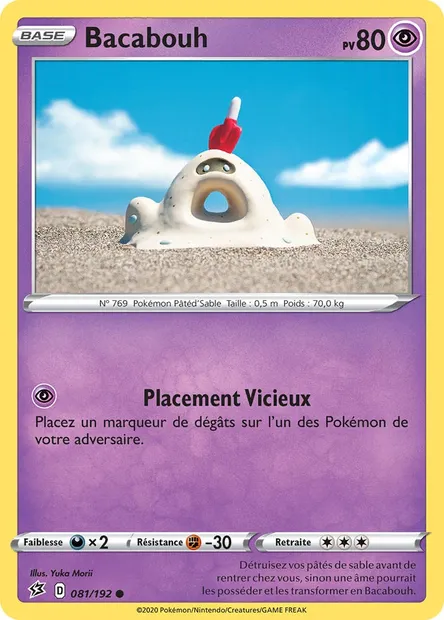 Bacabouh, carte Pokémon RCL 81 — extension Clash des Rebelles