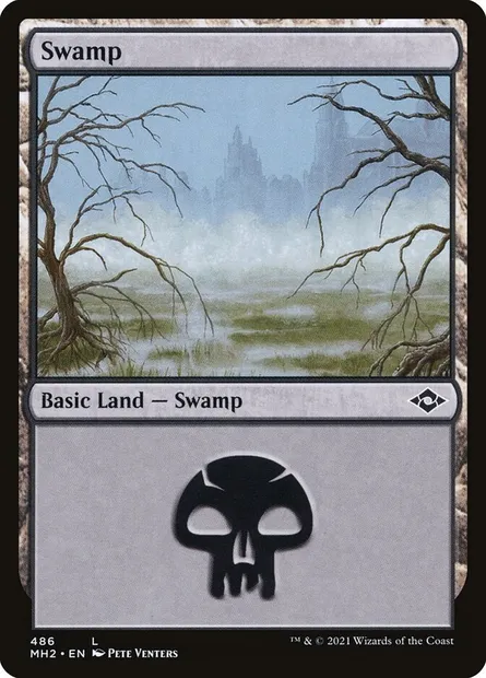 Swamp, Magic card MH2 486 — Modern Horizons 2 set