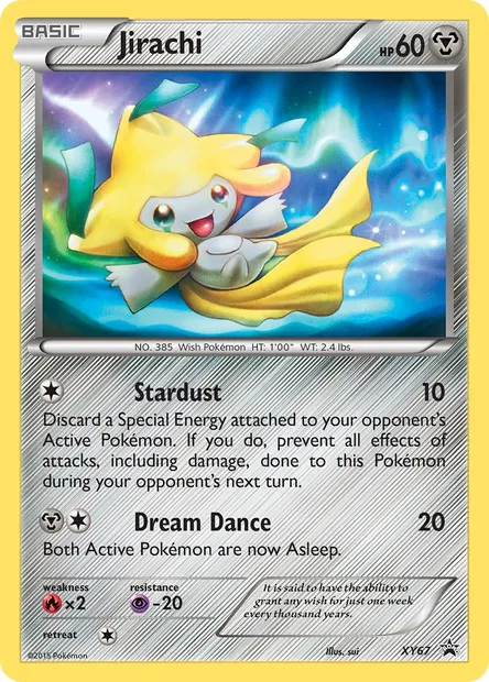 Jirachi, Pokémon card XY 67 — XY Black Star Promos set