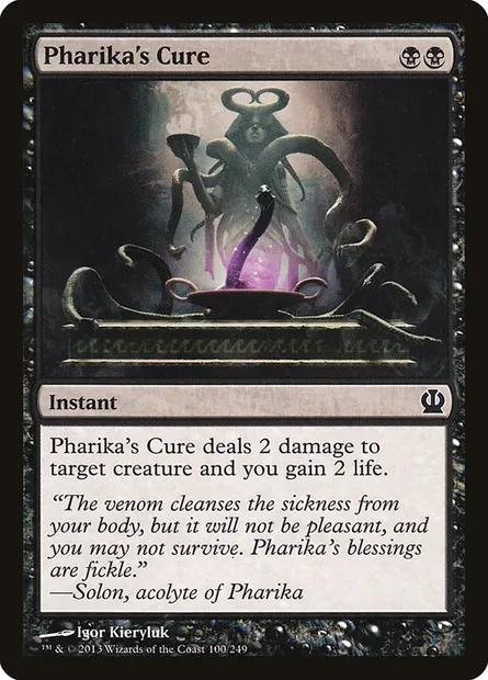 Pharika's Cure, Magic card THS 100 — Theros set