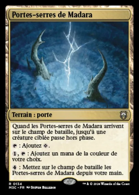 Portes-serres de Madara, carte Magic M3C 134 — extension Modern Horizons 3 Commander