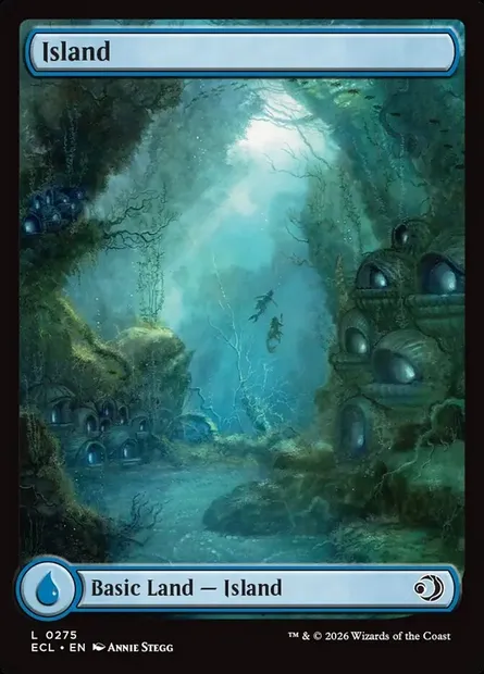Island, Magic card ECL 275 — Lorwyn Eclipsed set