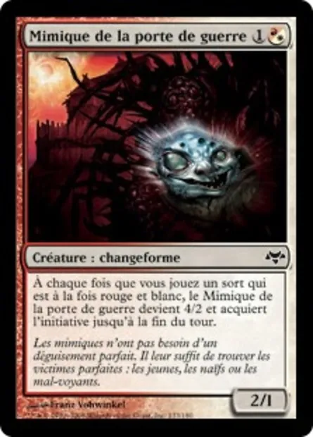 Mimique de la porte de guerre, carte Magic EVE 133 — extension Coucheciel