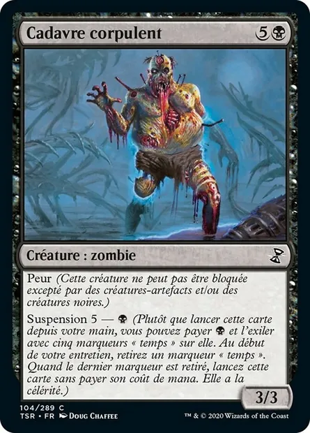 Cadavre corpulent, carte Magic TSR 104 — extension Spirale Temporelle Remastered