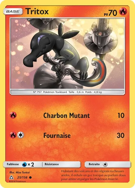 Tritox, carte Pokémon UPR 25 — extension Ultra-Prisme