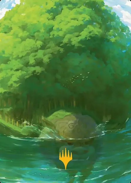 Forest // Forest, carte Magic ATLA 54 — extension Avatar: the Last Airbender Art Series