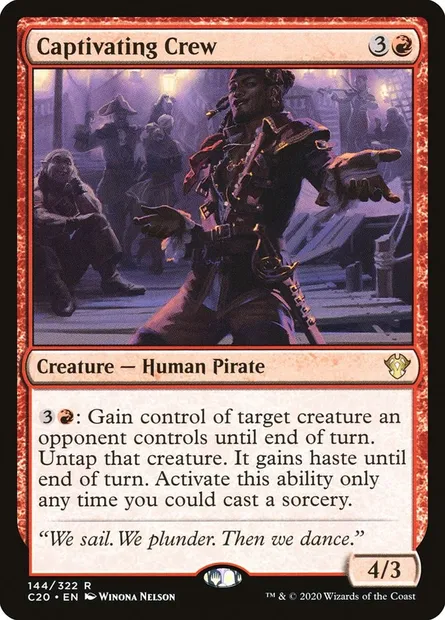 Captivating Crew, Magic card C20 144 — Commander 2020 set