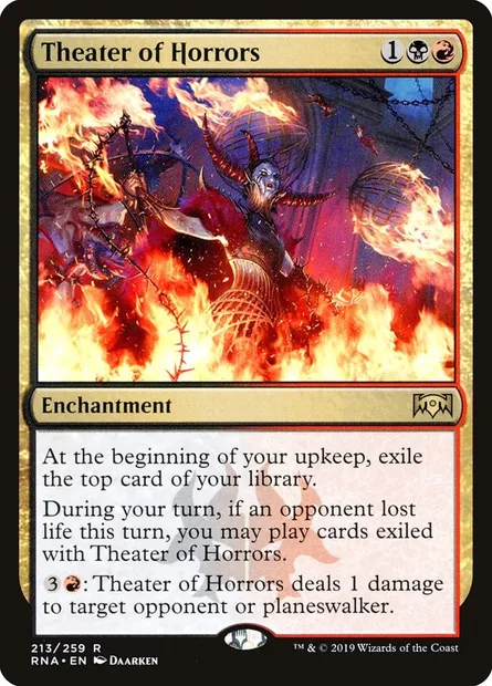 Theater of Horrors, Magic card RNA 213 — Ravnica Allegiance set