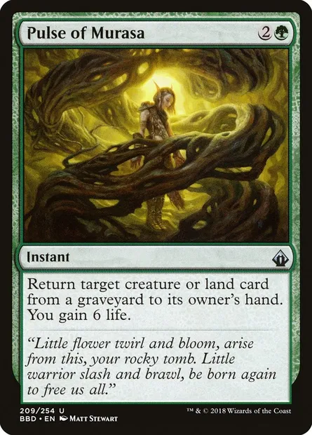 Pulsation de Murasa, carte Magic BBD 209 — extension Battlebond