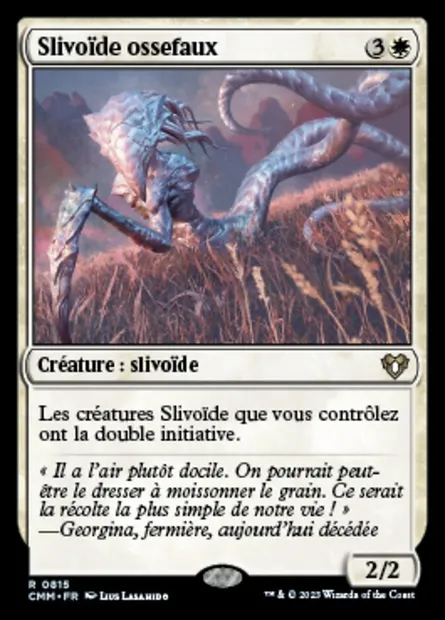 Slivoïde ossefaux, carte Magic CMM 815 — extension Commander Masters