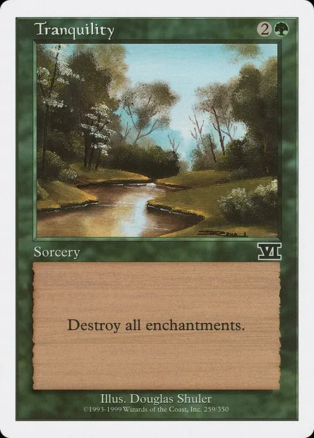 Tranquility, Magic card 6ED 259 — Classic Sixth Edition set