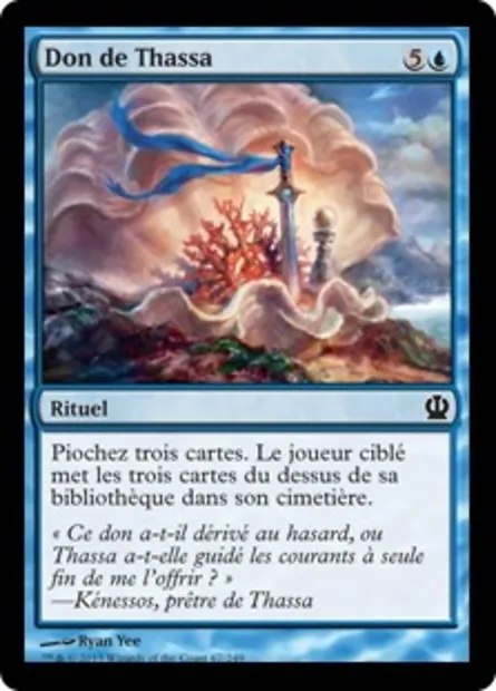 Don de Thassa, carte Magic THS 67 — extension Theros