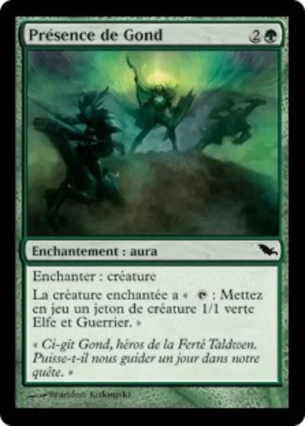 Présence de Gond, carte Magic SHM 125 — extension Sombrelande