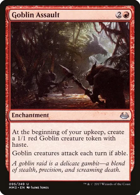 Goblin Assault, Magic card MM3 95 — Modern Masters 2017 set