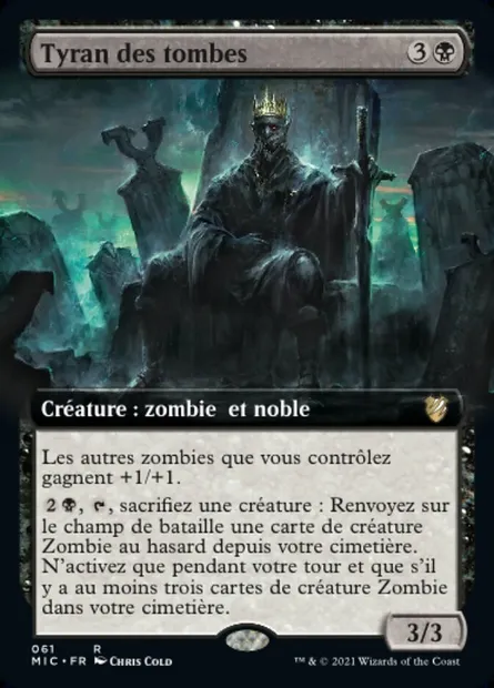 Tyran des tombes, carte Magic MIC 61 — extension Midnight Hunt Commander