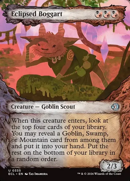 Boggart éclipsé, carte Magic ECL 335 — extension Lorwyn Eclipsed