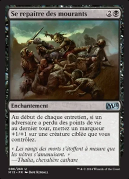 Se repaître des mourants, carte Magic M15 96 — extension Magic 2015