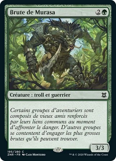Brute de Murasa, carte Magic ZNR 195 — extension Renaissance de Zendikar