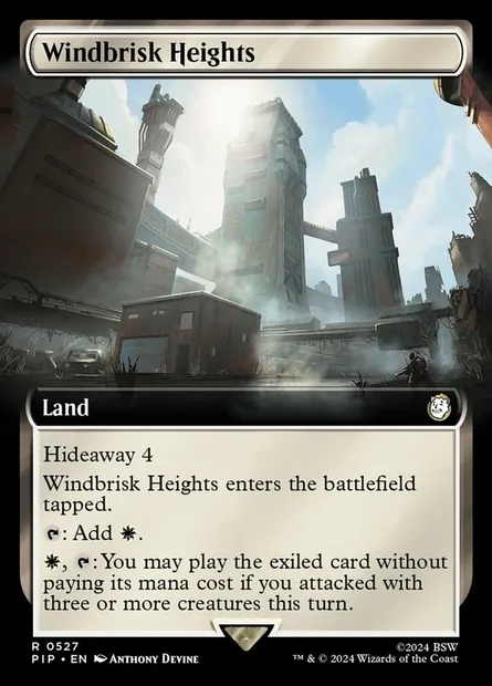 Windbrisk Heights, Magic card PIP 527 — Fallout set