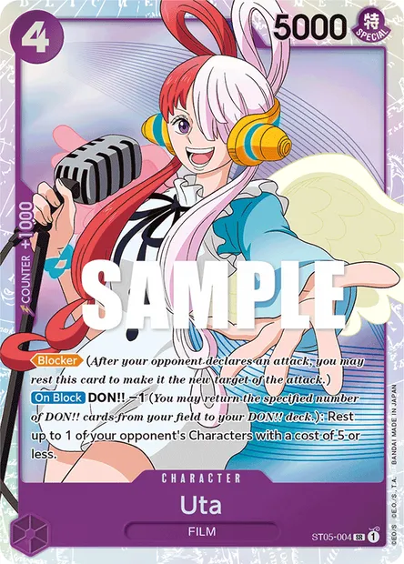 Uta, One Piece card ST05-004 — ONE PIECE FILM edition set