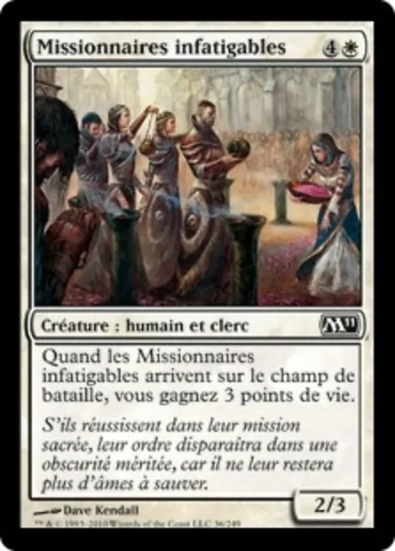 Missionnaires infatigables, carte Magic M11 36 — extension Magic 2011