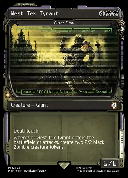 Grave Titan, Magic card PIP 874 — Fallout set