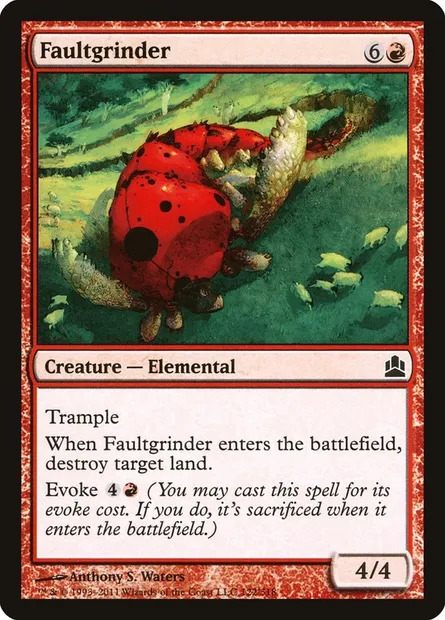 Faultgrinder, Magic card CMD 122 — Commander 2011 set