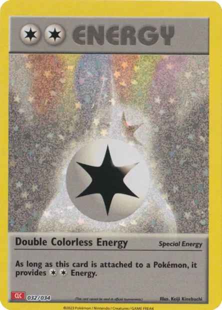 Double Énergie Incolore, carte Pokémon CLC 032 — extension Pokémon TCG Classic: Charizard & Ho-Oh ex Deck