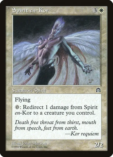 Esprit en-Kor, carte Magic STH 19 — extension Forteresse