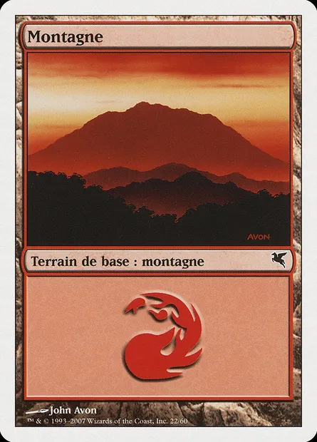 Mountain, Magic card PSAL I22 — Salvat 2005 set