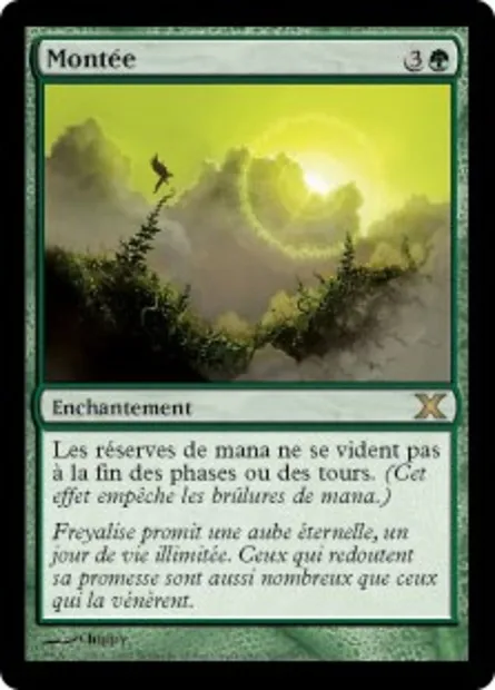 Montée, carte Magic 10E 306 — extension Dixième édition