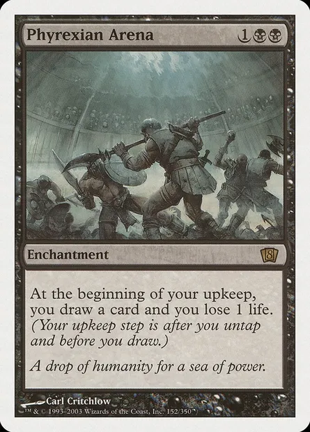 Phyrexian Arena, Magic card 8ED 152 — Eighth Edition set