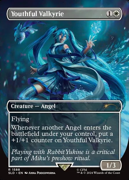 Youthful Valkyrie, Magic card SLD 1588 — Secret Lair Drop set