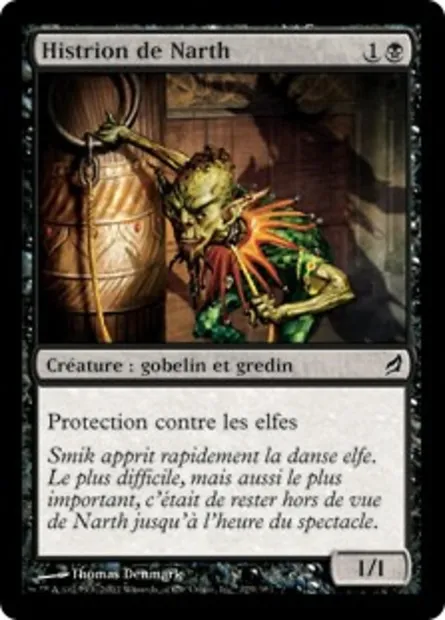 Histrion de Narth, carte Magic LRW 129 — extension Lorwyn