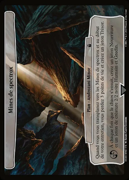 Mines de spectrox, carte Magic WHO 599 — extension Doctor Who