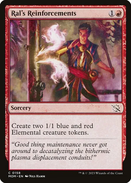 Ral's Reinforcements, Magic card MOM 158 — March of the Machine set