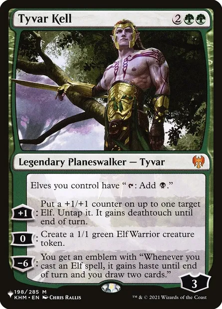 Tyvar Kell, carte Magic PLST KHM-198 — extension The List